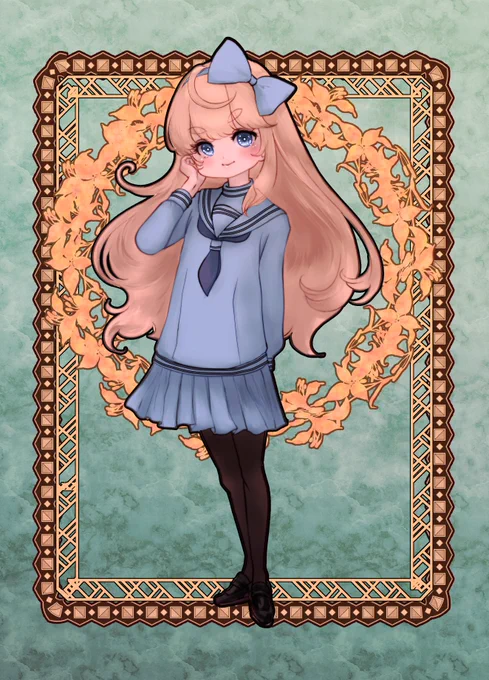 (一次創作絵が)溜まっちゃってさぁ 