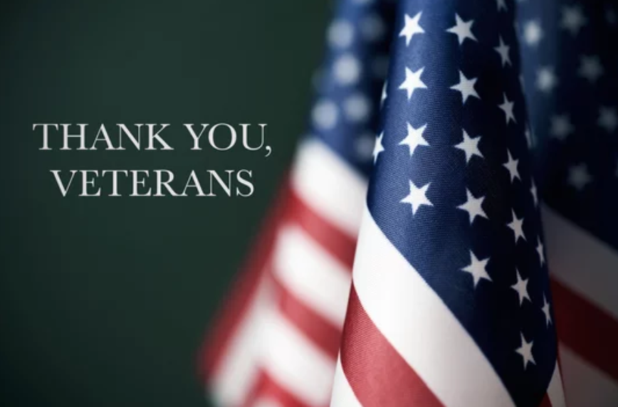 To all veterans of all branches: Thank you for your sacrifice, your bravery and the example you set for us all. Thank you for your service! 🇺🇸