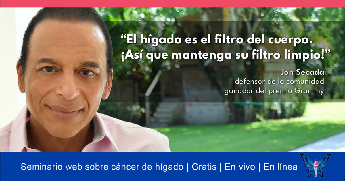 Seminario web gratuito: Los médicos hispanos nos enseñan los riesgos del cáncer de hígado y responden a nuestras preguntas. Inscríbase: loveyourliver.us/es1115
<a href="/JonSecada/">Jon Secada</a>: “Estoy prestando mi voz donde es importante:  los riesgos del cáncer de hígado.“ #loveyourliver