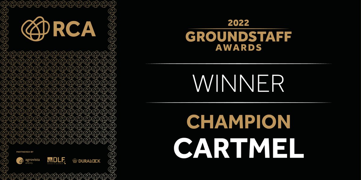 Cartmelrace's tweet photo. We were thrilled to attend the Racecourse Groundstaff Awards to receive our award in the category of best jump racecourse, however we were even more thrilled to receive the overall champion accolade! 🎉

@RCAShowcase https://t.co/As8vL8FZNm
