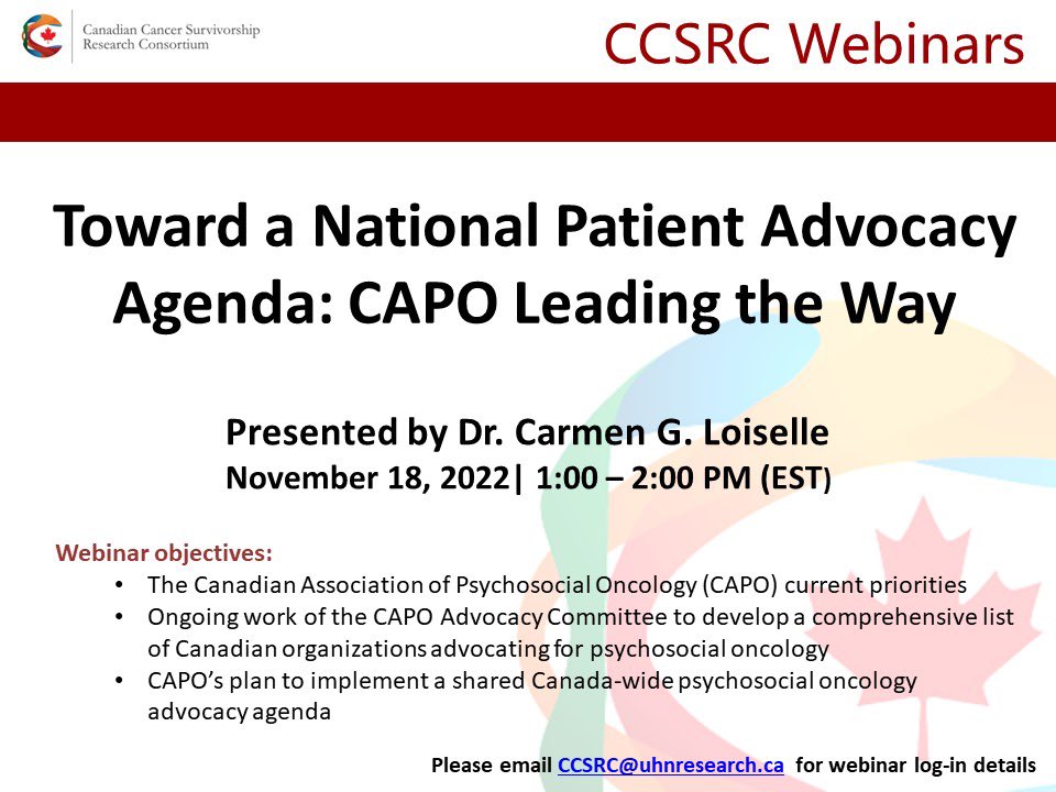 theCCSRC's tweet photo. Happening next Friday! @Loiselle_Lab @CAPO_ACOP https://t.co/g2abvE7Aq7