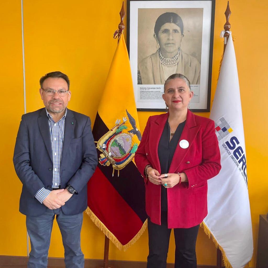 Una productiva reunión con la Directora General del Servicio Nacional de Contratación Pública -SERCOP- de #Ecuador, María Sara Jijón, @msjijon. 

Los temas que nos unen:

- Compras Públicas sostenibles
- Economía circular
- América Latina sostenible