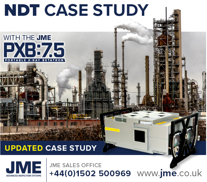 Check out our Updated Case Study for Non-Destructive Testing using the JME High Energy Portable X-Ray Betatron System (PXB:7.5MeV)

CASE STUDY LINK: jme.co.uk/ndt-case-study…
