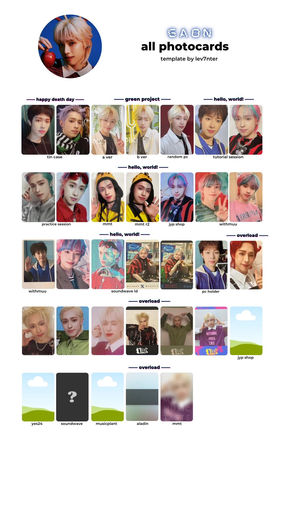 cece on Twitter: "— updated xdinary heroes member templates NEW