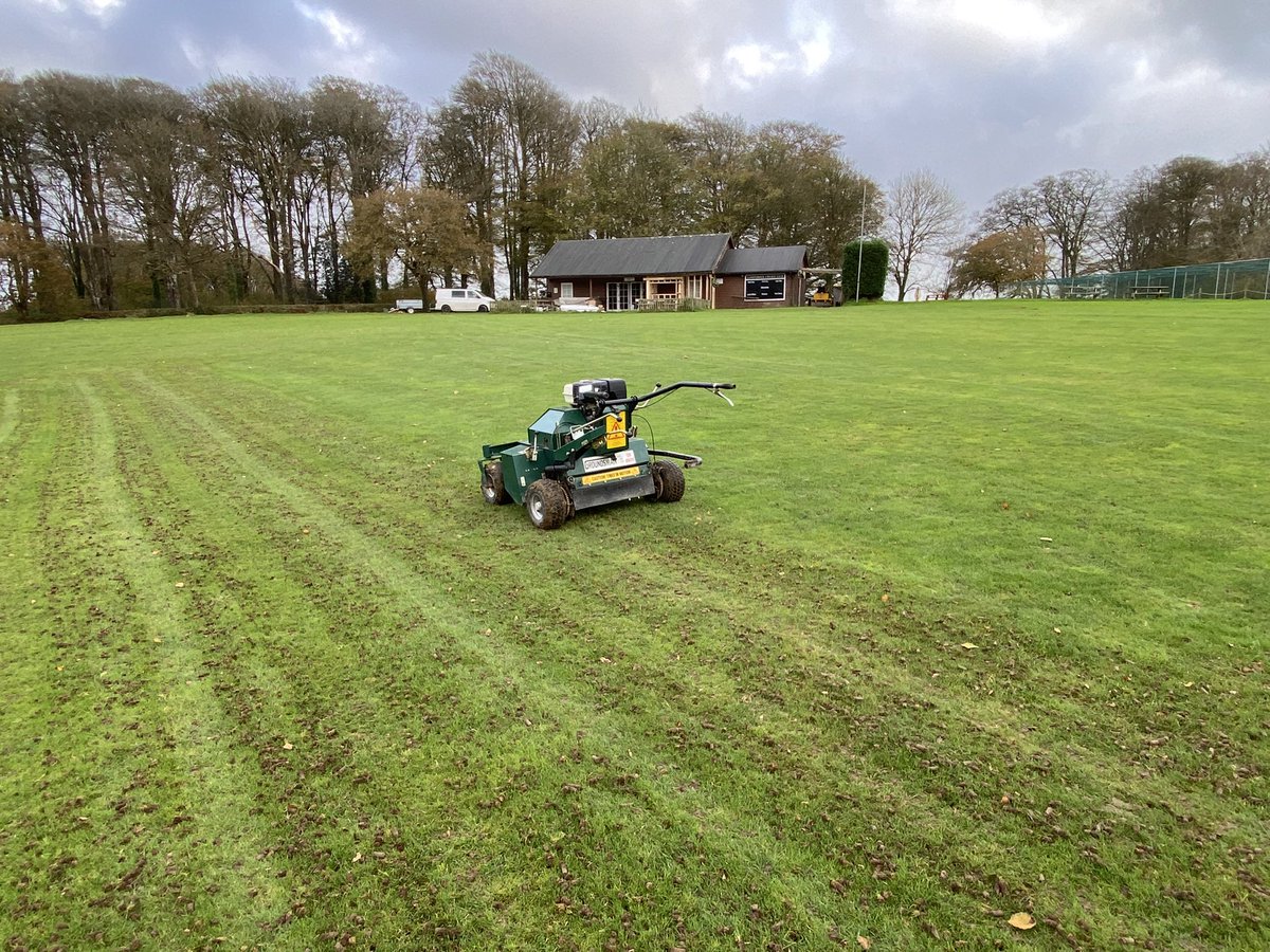 Cornwall Aeration (@garyandrew01) on Twitter photo Always a pleasure working with Steve <a href="/LanhydrockCC/">Lanhydrock CC</a> this afternoon. 16 mm solid tines were used on the square and then made a start on the outfield by fitting the hollow core tines. The aim of this decompaction work is to divert the water away from the square 🌱🏏 Always a pleasure working with Steve <a href="/LanhydrockCC/">Lanhydrock CC</a> this afternoon. 16 mm solid tines were used on the square and then made a start on the outfield by fitting the hollow core tines. The aim of this decompaction work is to divert the water away from the square 🌱🏏