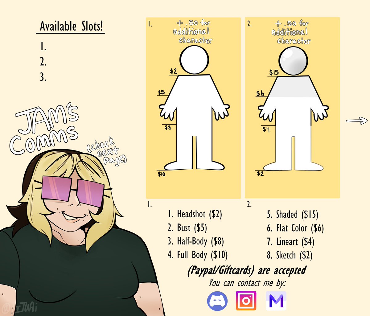 literallywhoami's tweet image. (0/3) Hey!! Commissions are officially up! Check out all the information. You are able to contact me on here, but I will be setting up my carrd in my bio so everyone can take a look. #commissionsopen #Commission
