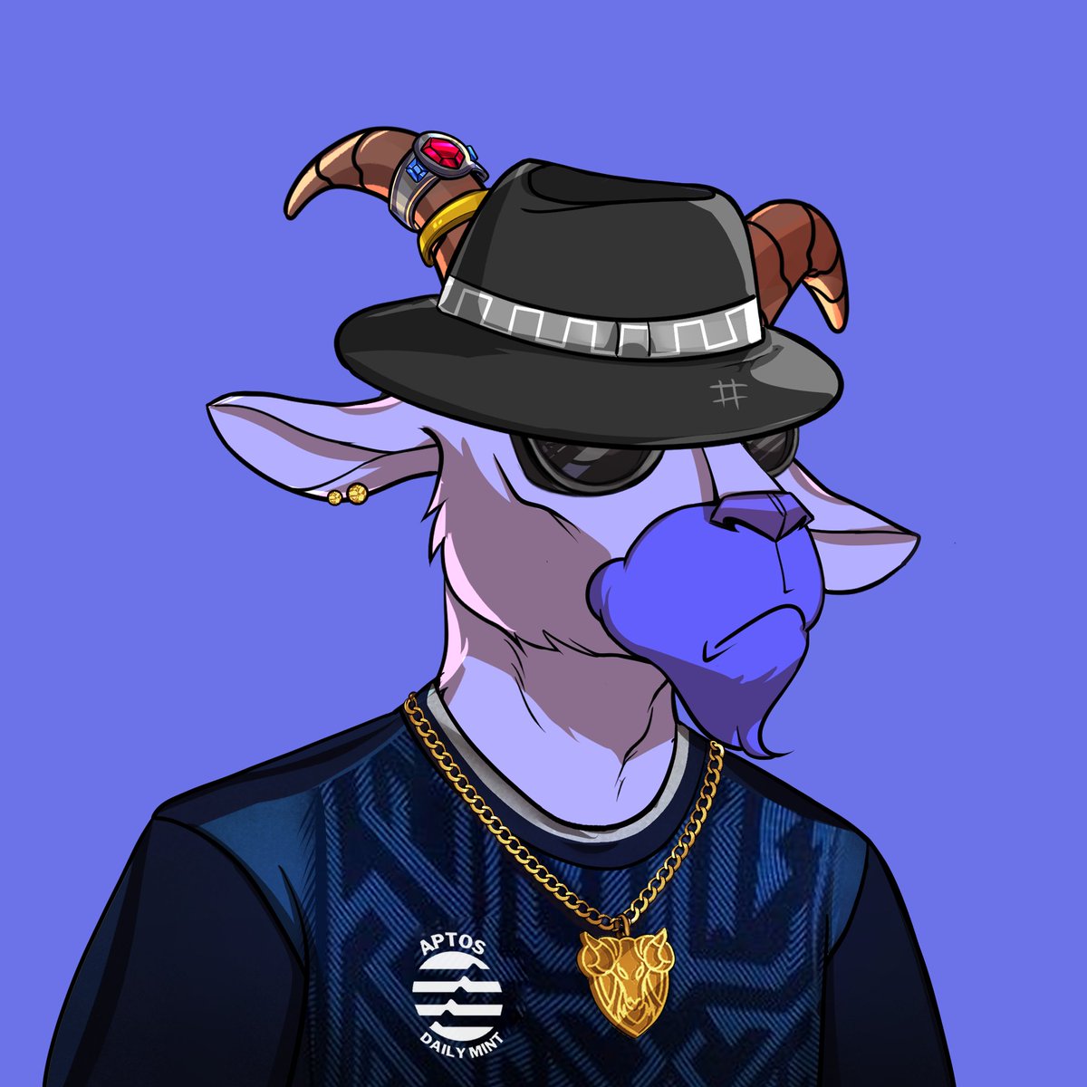 GoatSquadNFT's tweet photo. We're honored to dedicate this 1/1 GOAT to @AptosDailyMint🌐

Thanks for your tremendous motivation, unwavering belief and priceless advices that money cannot buy!

GOATSQUAD to the moon 📈🌕

#Aptos https://t.co/MKFX7GYiiS