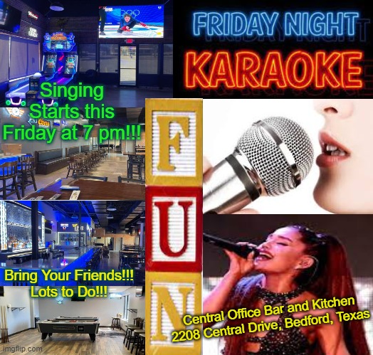 Family friendly place to unwind on a chilly autumn evening. Please join Z and Me if you're free!