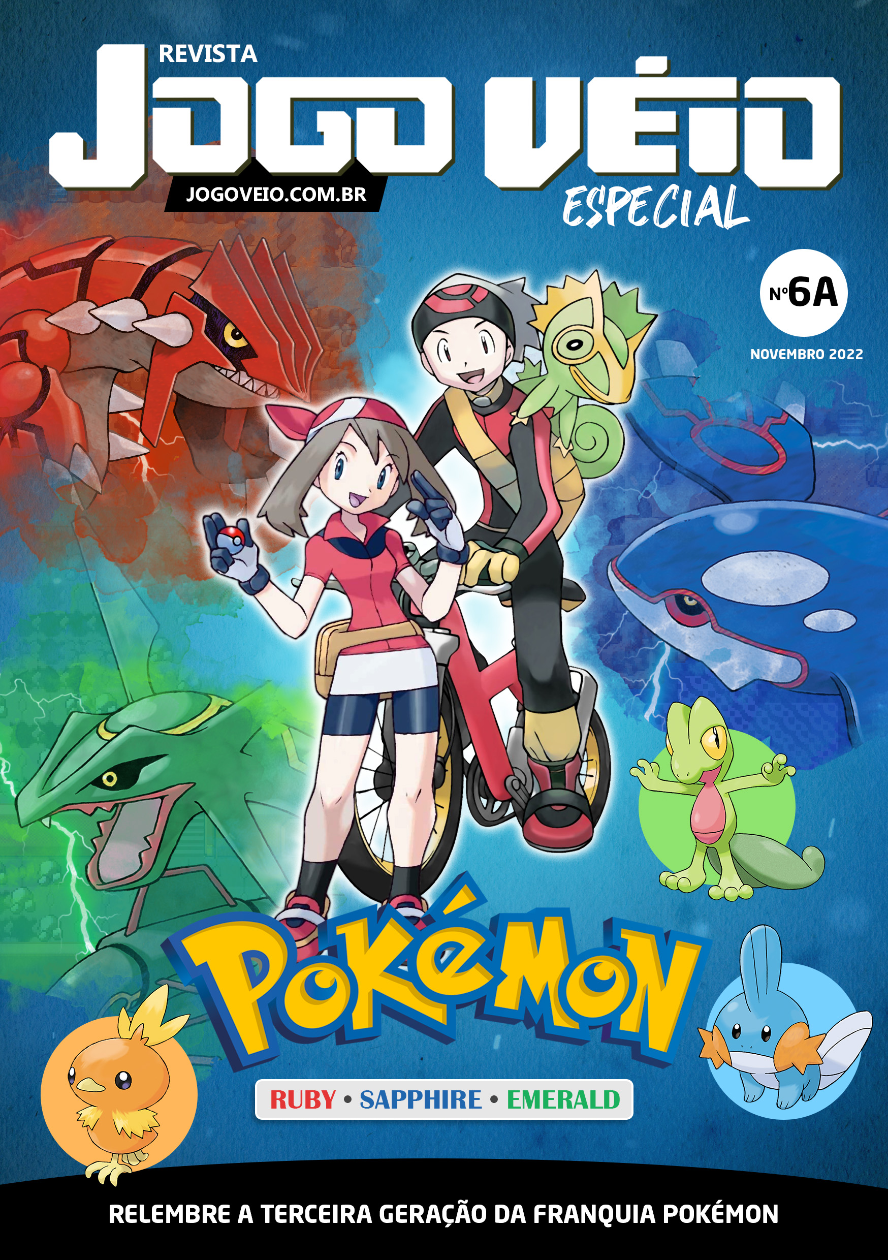 Revista Jogo Véio Pokémon Ruby / Sapphire: Pré-venda abre no dia 18 de  novembro