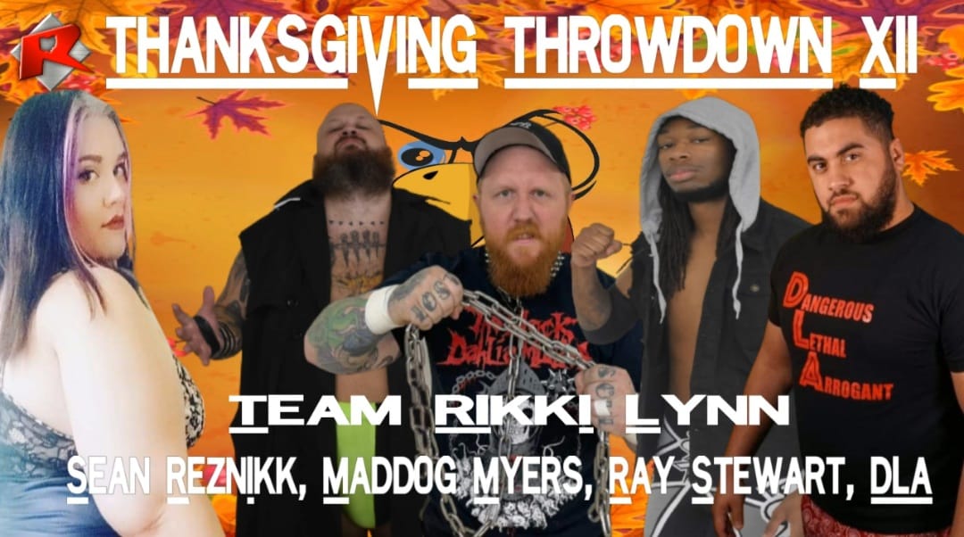 RAPWCommish's tweet photo. Well...  The teams are set for Thanksgiving Throwdown...   I have done my damnedest  To work with Rikki   but for whatever reason she has been the biggest pain in my ass  Nov 19  We see who gets to be Commissioner https://t.co/z6wEW2AKzv