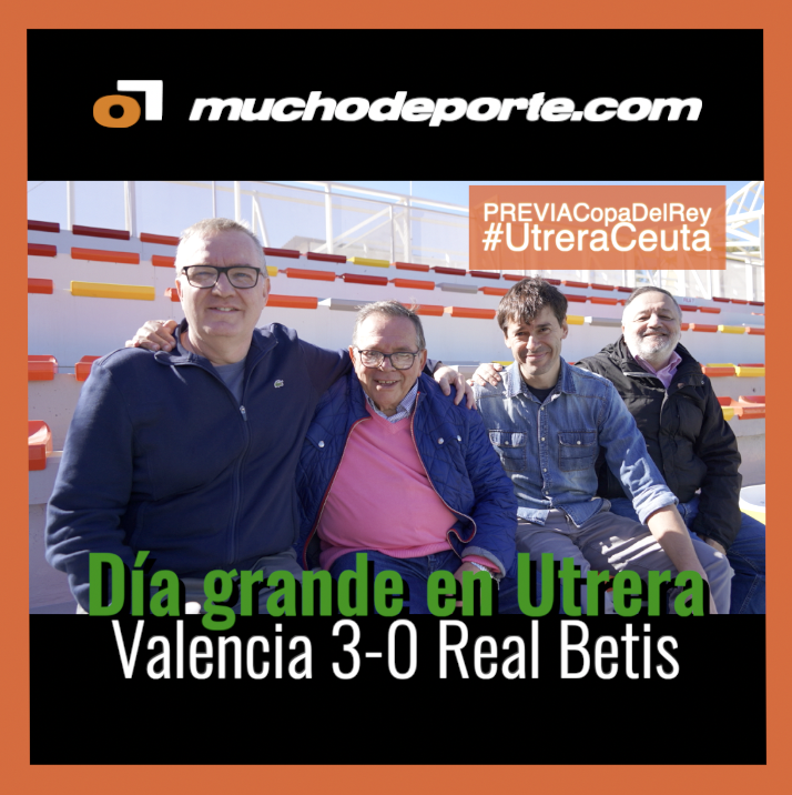 muchodeportecom's tweet photo. 📲 #MuchoDePodcast: EL PEOR PARTIDO
🆕 #ValenciaCF 🆚 #RealBetis (3-0)
🎙️ Nos vamos a #Utrera con Chazarri, Cepeda, Haurie y muchos invitados.
🏆 Hablamos de la #CopaDelRey y el #UtreraCeuta.
📹 https://t.co/nkpmUjNuQ7
🟠 https://t.co/4b7DPTZHe6
🟢 https://t.co/aAO22zaMh1 https://t.co/pzXNWR4bse