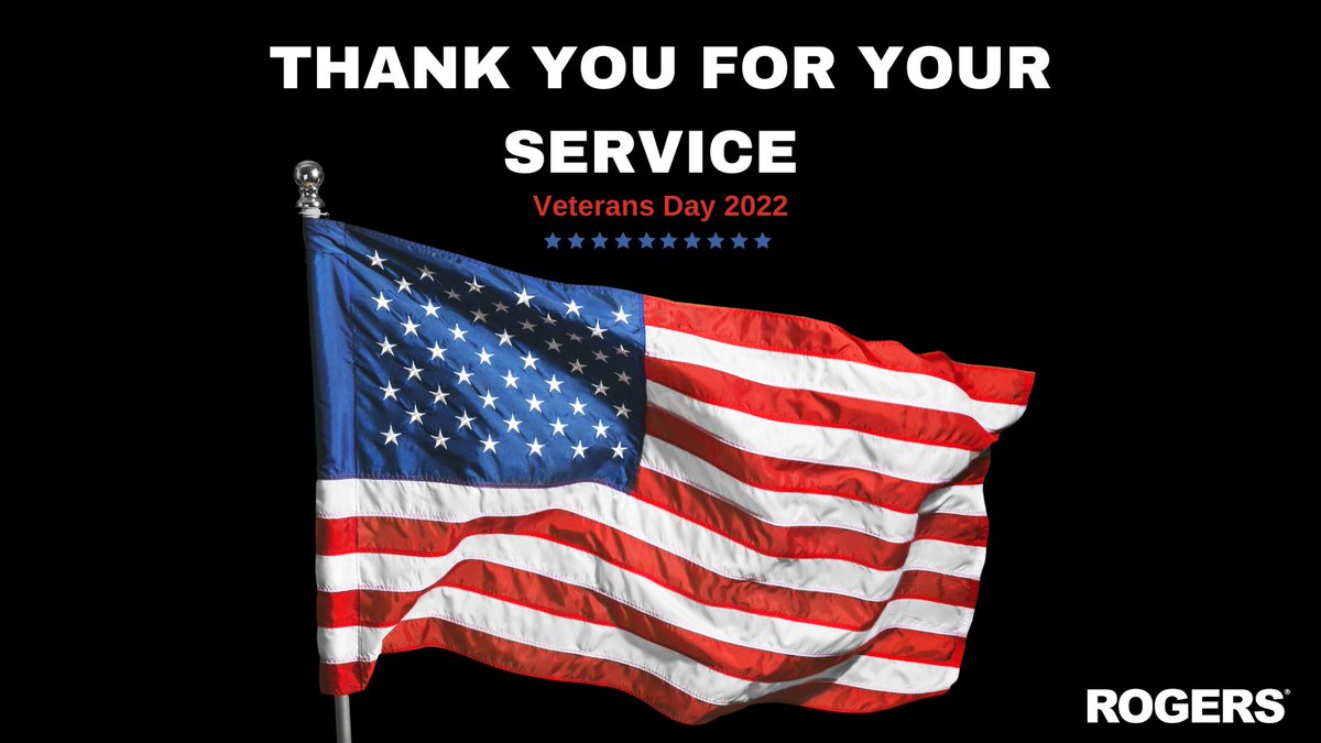 RogersMachinery's tweet photo. On this veterans day, we think of those who have served our country and continue to do so. Thank you for your service and sacrifice. 
Our company is veteran-founded and veteran-owned. https://t.co/Svw3yKjby7