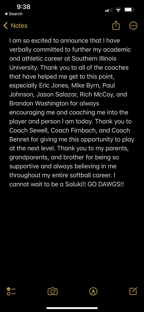 sage_grann's tweet image. GO DAWGS!! @SIU_Softball @CoachJenSewell @MaryJoFirnbach @SIUcoachbennett @ejonesrockchalk @SelectFP06