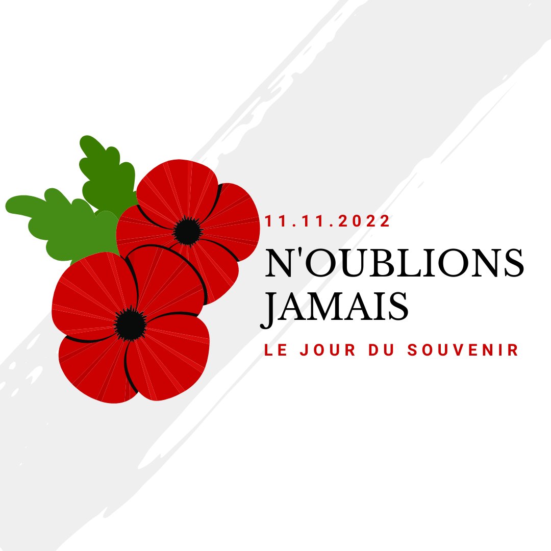 Merci à tous ceux qui ont servi et continuent de servir notre pays et notre foyer.

#noublionsjamais #lejourdusouvenir