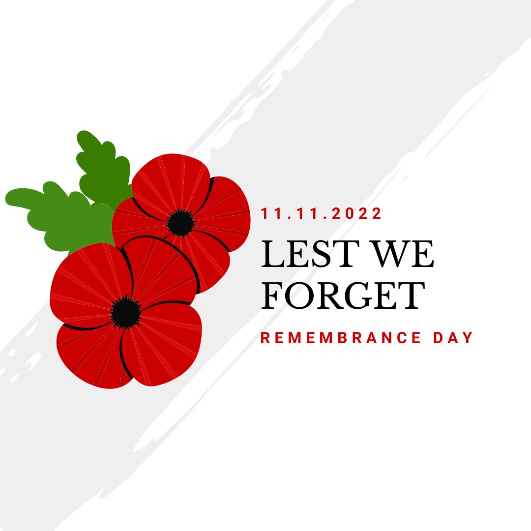 Thank you to all those who have and continue to serve our country and our home.

#lestweforget #remembranceday