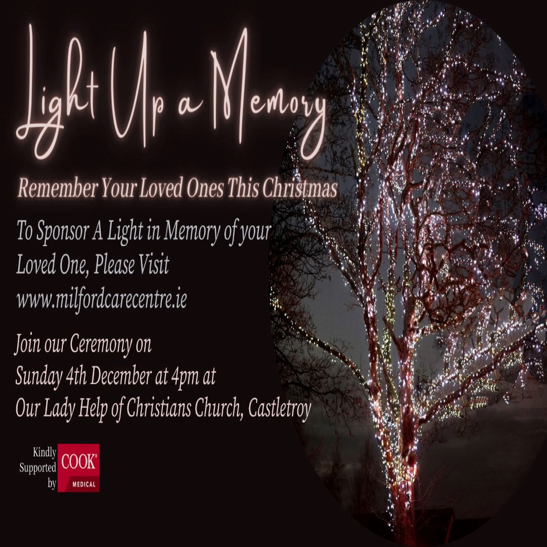 MilfordLmkCC's tweet photo. Shine a light to remember your loved ones this Christmas by sponsoring a light in their honour. To sponsor a light in memory of your loved one, please visit the link in the bio.
#LightUpAMemory #MilfordCareCentre #Memories #ChristmasMemories #MilfordHospice https://t.co/AzDGENkr0T