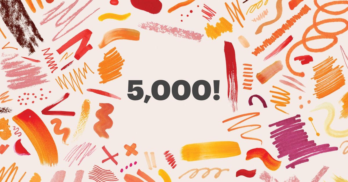 I just made 5000 sales on Etsy. Thank you all so much for your support ❤️  etsy.me/3A7Fpl7
