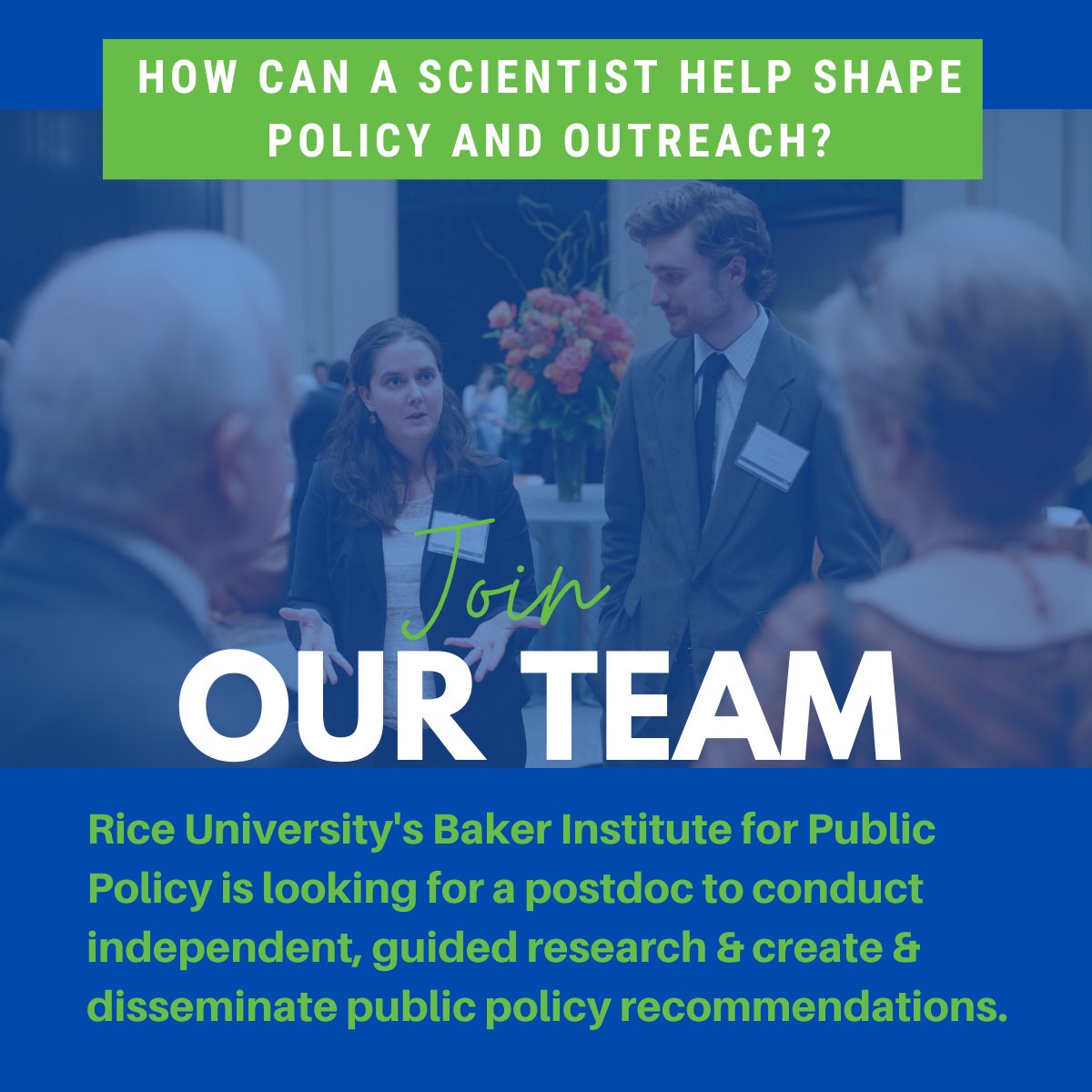 Interesting in science policy? WE'RE HIRING! No policy experience needed. We're looking for a PhD in science or engineering to work with @riceuniversity and <a href="/stpolicy/">S&T Policy with K.R.W. Matthews, Ph.D.</a> faculty. Lead a project and get skills you can use for the future. More info &amp; apply: emdz.fa.us2.oraclecloud.com/hcmUI/Candidat…