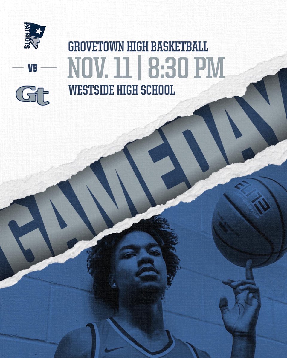 GtWarriorsBball's tweet photo. 🚨 Gameday 🚨
📌Westside vs Grovetown
🗓 Fri Nov 11, 2022
📍Westside Gymnasium
⏰ 8:30
🔵⚪️🔴‼️
E+R=O
#allpitbullsnopeacocks
#blessingsuniversity
#NWNF https://t.co/JeVGiQQuaE