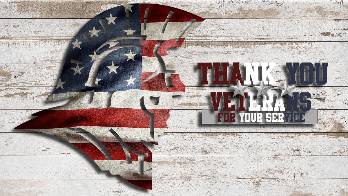 TrojansFBL's tweet photo. Today we honor all who have served. 🇺🇸

Thank you. 

#TaylorTough | #EMAT https://t.co/3FdLutvll2