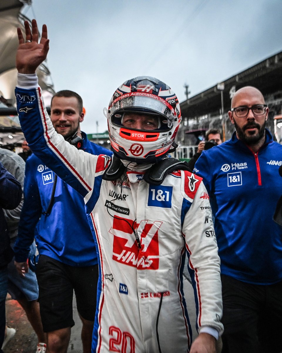 HaasF1Team's tweet image. &quot;That was a ****ing Viking performance!&quot; 🇩🇰🇩🇰

#HaasF1 #BrazilGP