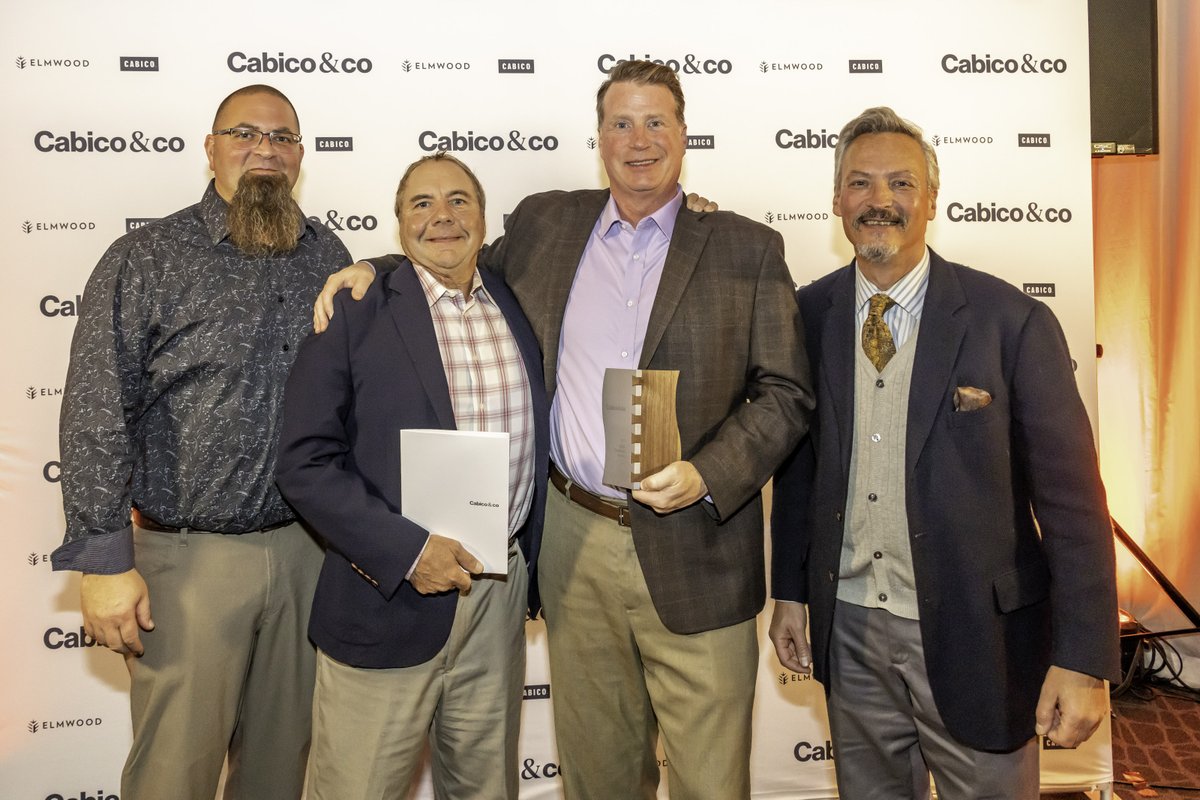 SchieberSales's tweet photo. Schieber Sales were the proud recipients of the 2022 #AlainOuzilleauAward  @cabicocabinetry  Rep of the year award for top sales. https://t.co/HfECxcpKqj
