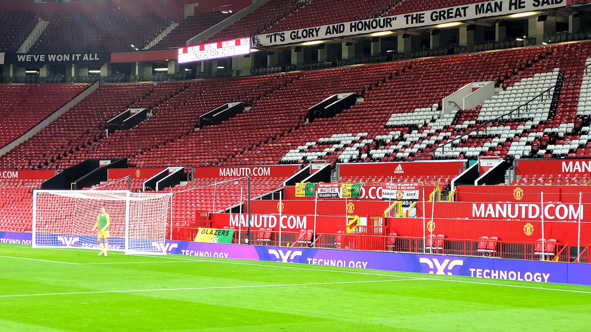 The__1958's tweet image. OT tonight! 

Under 21’s 

A peaceful visual protest. 

The fight needs to be at every level.

#GlazersOut 🇾🇪