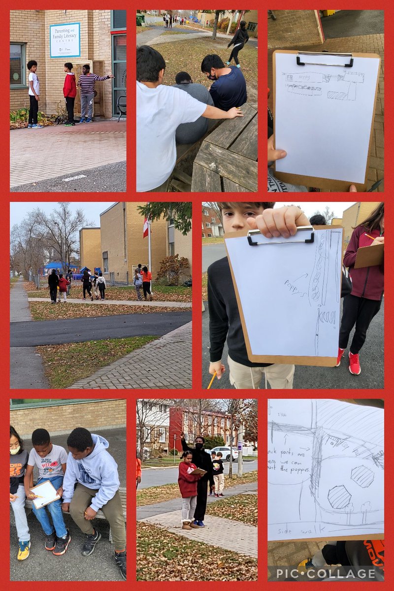 MlleHughes's tweet photo. After an incredibly busy week of making poppies and sharing our journey, the 5/6s slowed down to create proposals for planting the poppies. @StElizabethOCSB @NedaBernabo #ocsbEL @ocsbEco #thepoppyproject https://t.co/yHkA0cfPbD