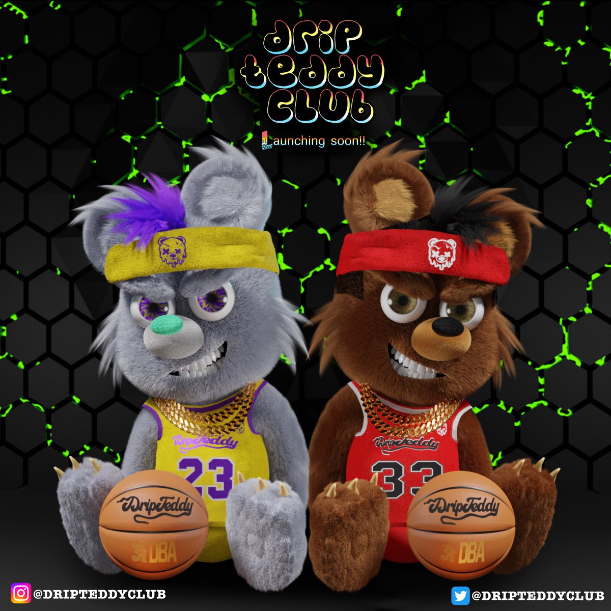 @ScottiePippen You wanted to know about other projects?? Checkout @Dripteddyclub !! I think you’ll like the bear on the right!! He reminds me of a legend I know. 😉👌