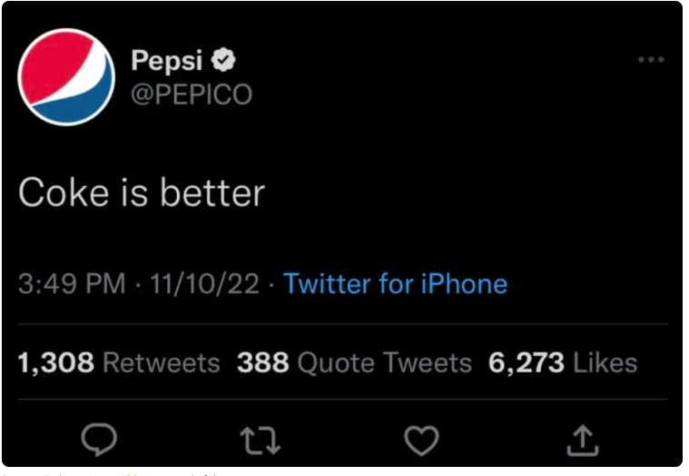FinTwitTSLA's tweet photo. via Keubiko: Hah I wonder if Pepsi still wants those Tesla Semis after its brand got teabagged on Twitter. $tsla https://t.co/mYELoXA3zX