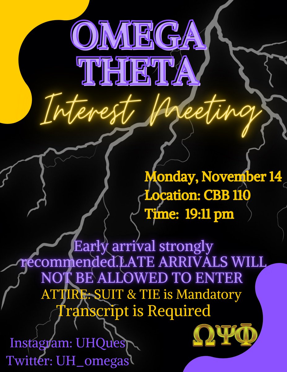 If you’re interested in what it takes to become a Que⚡️ then join us Monday, November 14th. Early arrival is enforced! #LLΩΘ #UH22 #UH23 #UH24 #UH25 #UH26