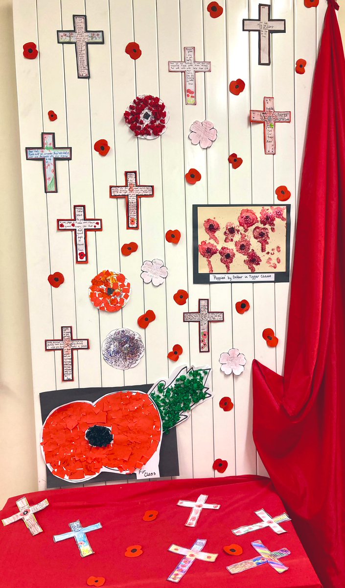 We will remember them.

A whole school display with contributions from our Acorn Nursery Class through to Year Six. Thank you to Year Six pupils for putting it together

#beambitiousforthehighergifts 
#toknowtolovetoserve 
#remembranceday