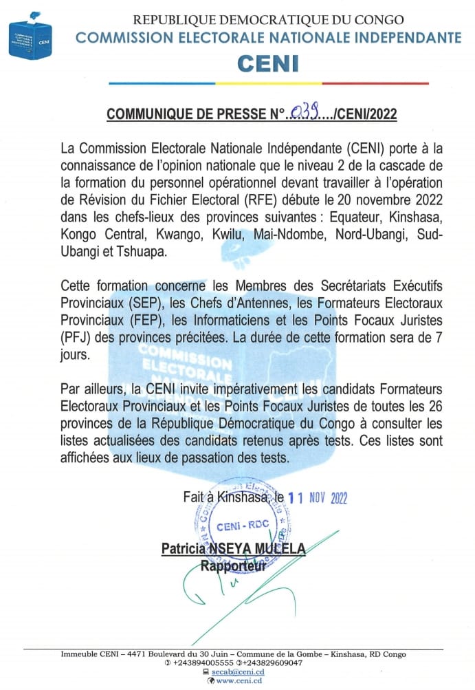 Ceni-RDC tweet media