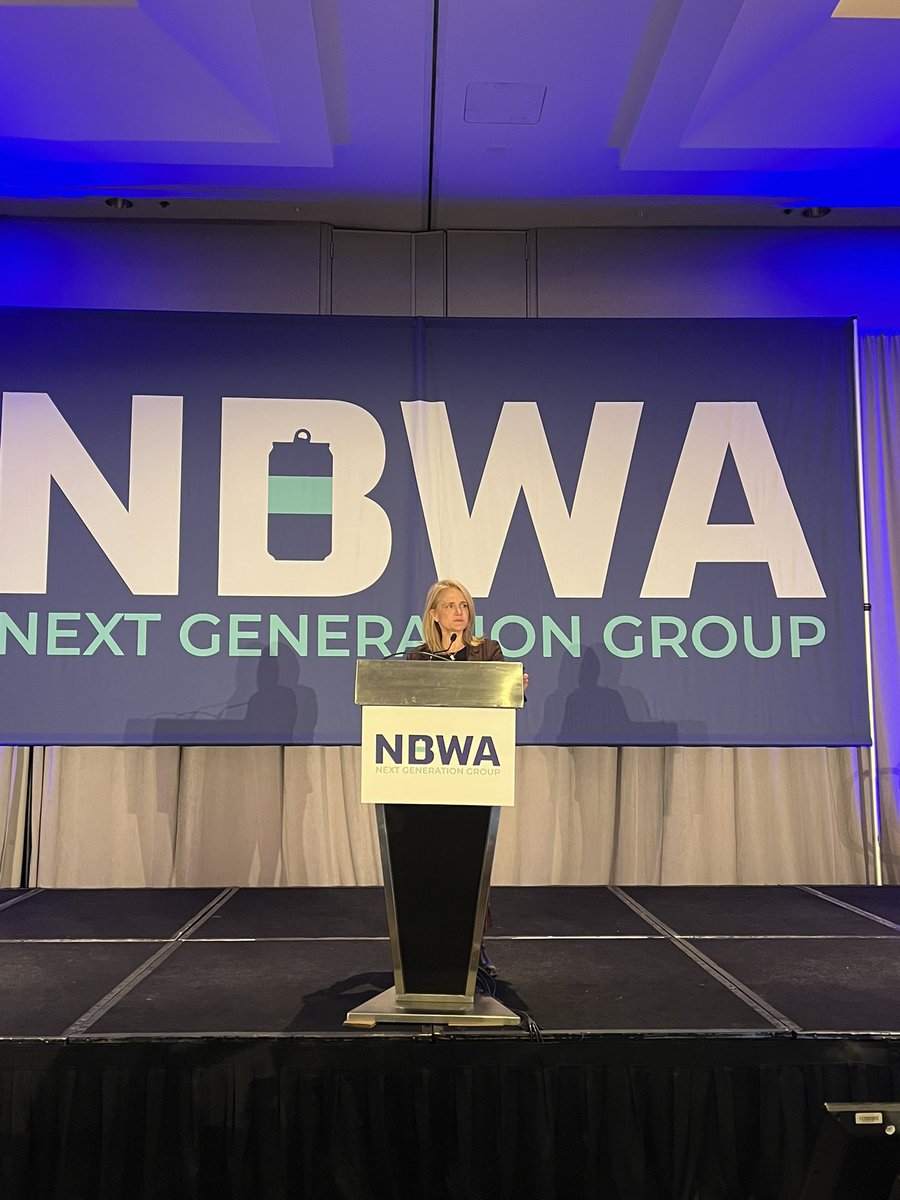 NBWA's tweet photo. NBWA EVP of Gov’t affairs Laurie Knight speaks to #NBWANextGen10 leaders about the importance of political engagement and impact of the recent midterm elections. https://t.co/Q811l7Uv8F