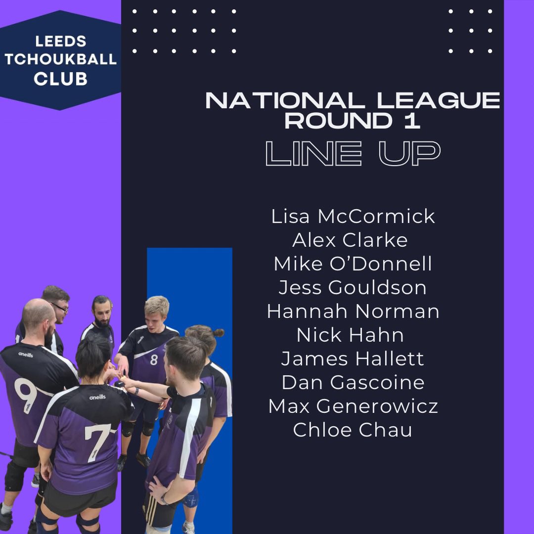 National league 

Squad announcement ahead of our first National league of the season! Good luck to our players on Sunday🤾🏻‍♀️🤾🏼

More posts to follow keep a look out 👀

#tchoukball #tchoukballuk #yorkshire