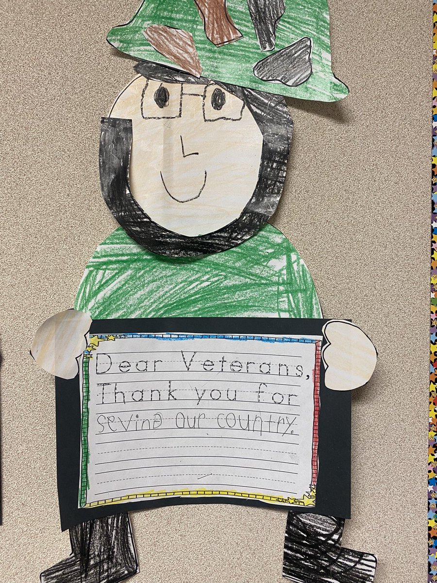 Happy Veteran’s Day! 🇺🇸💙 <a href="/twehowl/">Tom Wilson Elementary</a> #twehowl