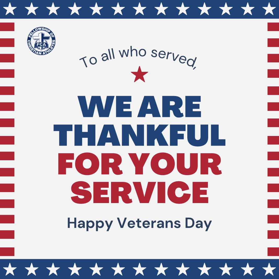 A huge thank you to all who have served. We are thankful for you today and everyday!