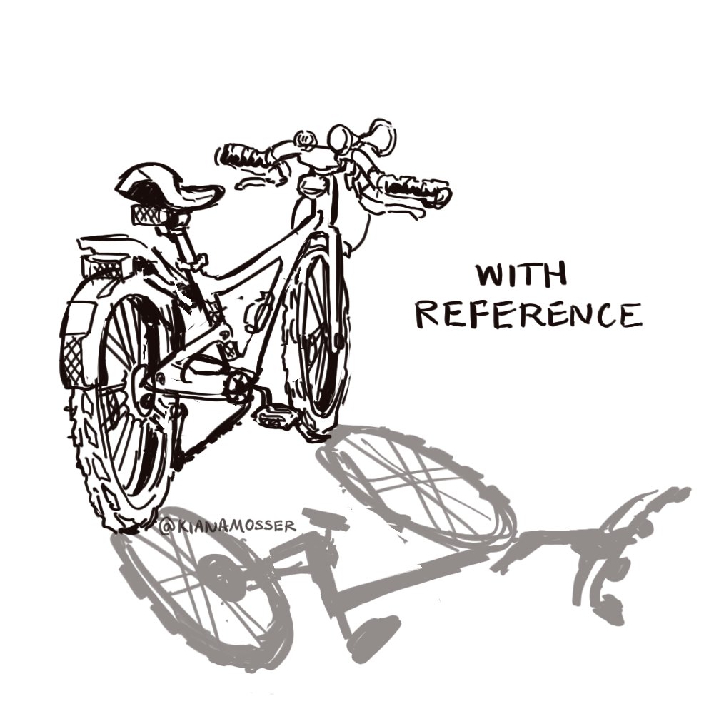 kianamosser's tweet photo. 🖌️ Art Improvement Exercise!
1. Draw something from memory in as much detail as you can remember.
2. Compare it to references and spot the differences.
3. Redraw with what you learned.
4. Repeat to practice more! (It's important to take breaks between sessions.) https://t.co/jsF9bS4Fn5