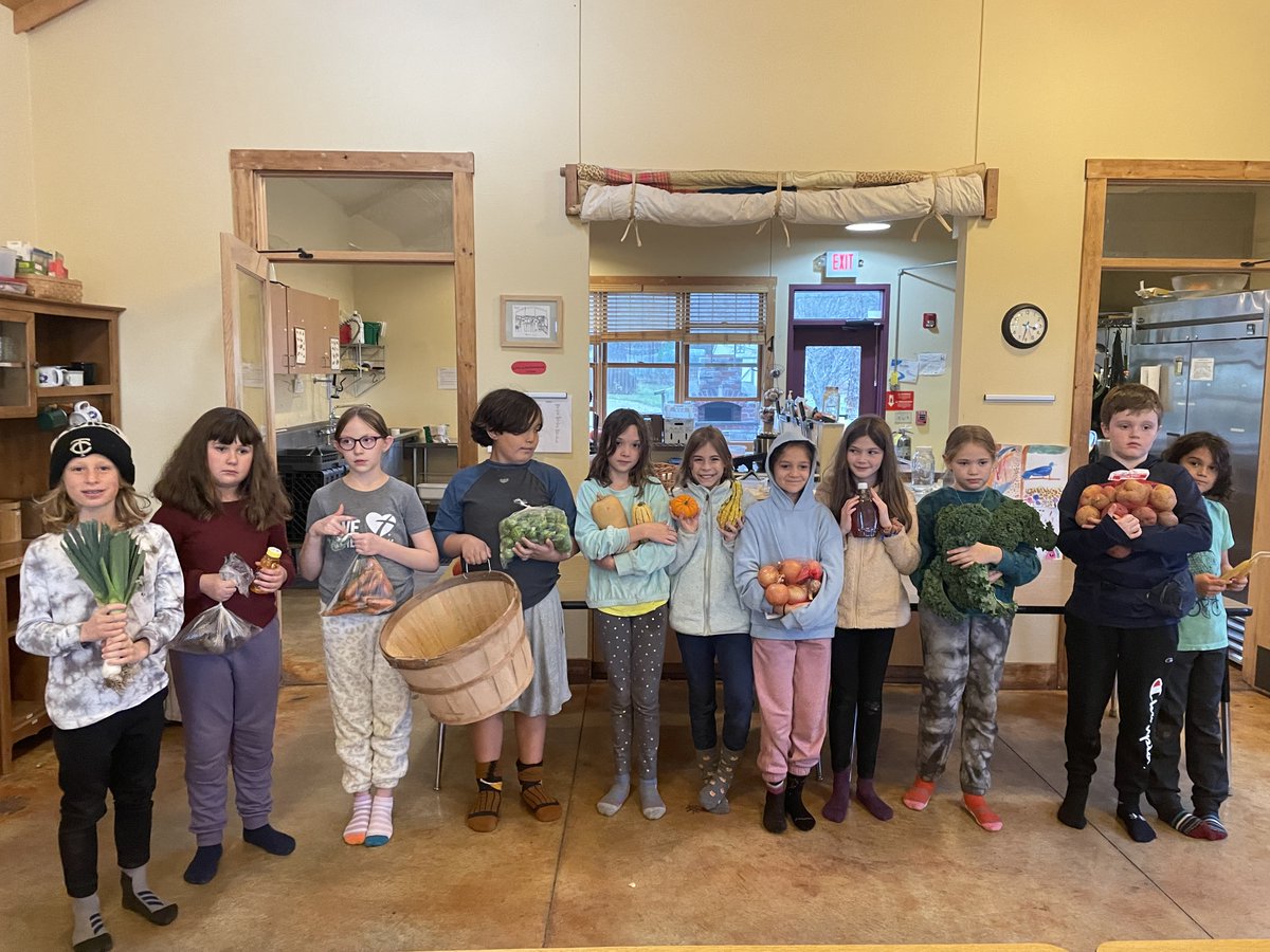 LakeCountryMN's tweet photo. Farm Friday: Class H students assemble pieces of the harvest baskets during their overnight / We harvested 800 pounds of carrots in the last week! / beautiful sunsets and night skies at the Land School https://t.co/SwPq2cgyNp