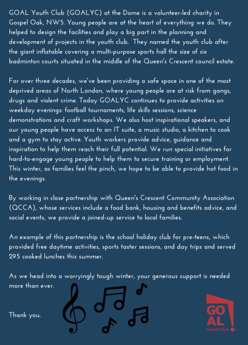 Foyezur Miah (@qcca_ceo) on Twitter photo I’m attending a classical concert on Sunday evening. Seats are available, suggested donation is set at £20. All proceeds will go towards GOALYC’s youth club. Please promote <a href="/Georgia_Gould/">Georgia Gould</a> <a href="/MarcusBoyland/">Marcus Boyland</a> <a href="/PSimey/">piers simey</a> <a href="/HReardonBond/">Helene Reardon Bond</a> <a href="/SirHvHArts/">SirHvHArts</a> @MotherCarolNW5 I’m attending a classical concert on Sunday evening. Seats are available, suggested donation is set at £20. All proceeds will go towards GOALYC’s youth club. Please promote <a href="/Georgia_Gould/">Georgia Gould</a> <a href="/MarcusBoyland/">Marcus Boyland</a> <a href="/PSimey/">piers simey</a> <a href="/HReardonBond/">Helene Reardon Bond</a> <a href="/SirHvHArts/">SirHvHArts</a> @MotherCarolNW5