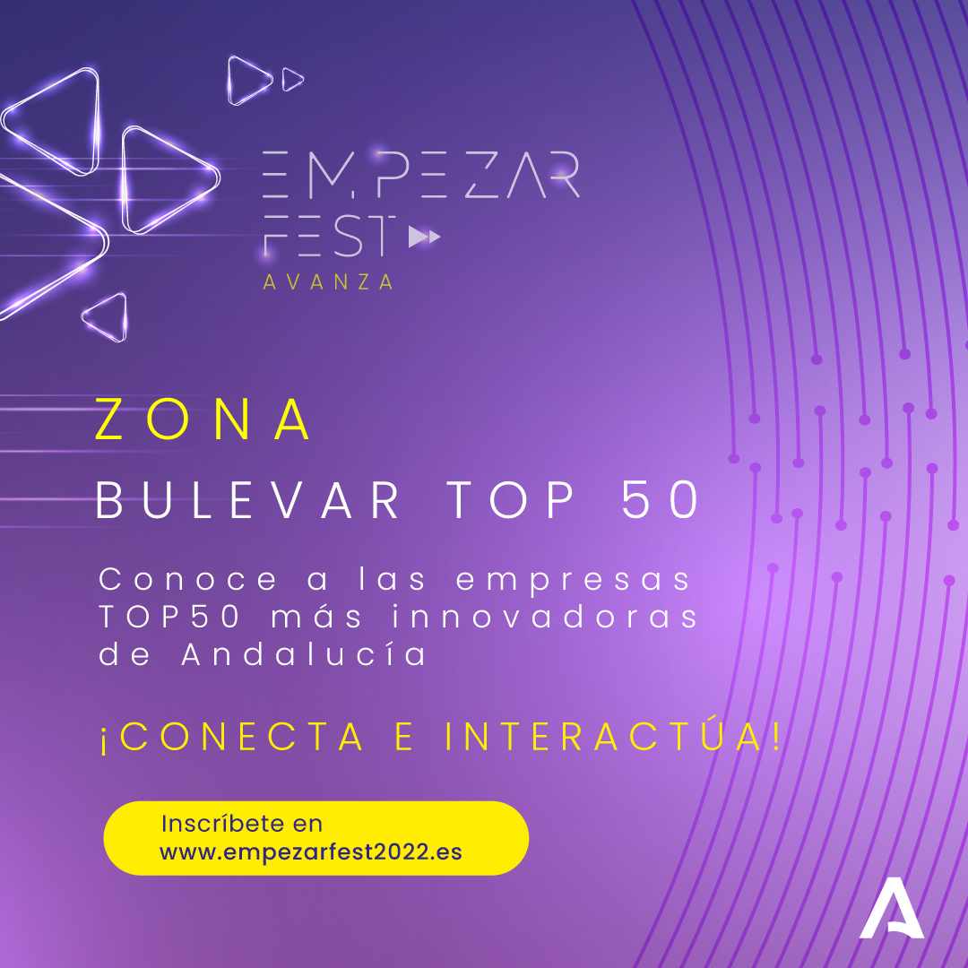 aemprende's tweet photo. Las 50 empresas más innovadoras y con mayor impacto del ecosistema emprendedor andaluz te esperan en el Bulevar TOP50 del #EmpezarFest.

✍️15/11, en @Fycma (Palacio de Ferias y Congresos de Málaga).

Acreditación gratuita👇
https://t.co/hgGuRPXPvs

#EmprendeAND #GEW2022 https://t.co/kci44zrARP