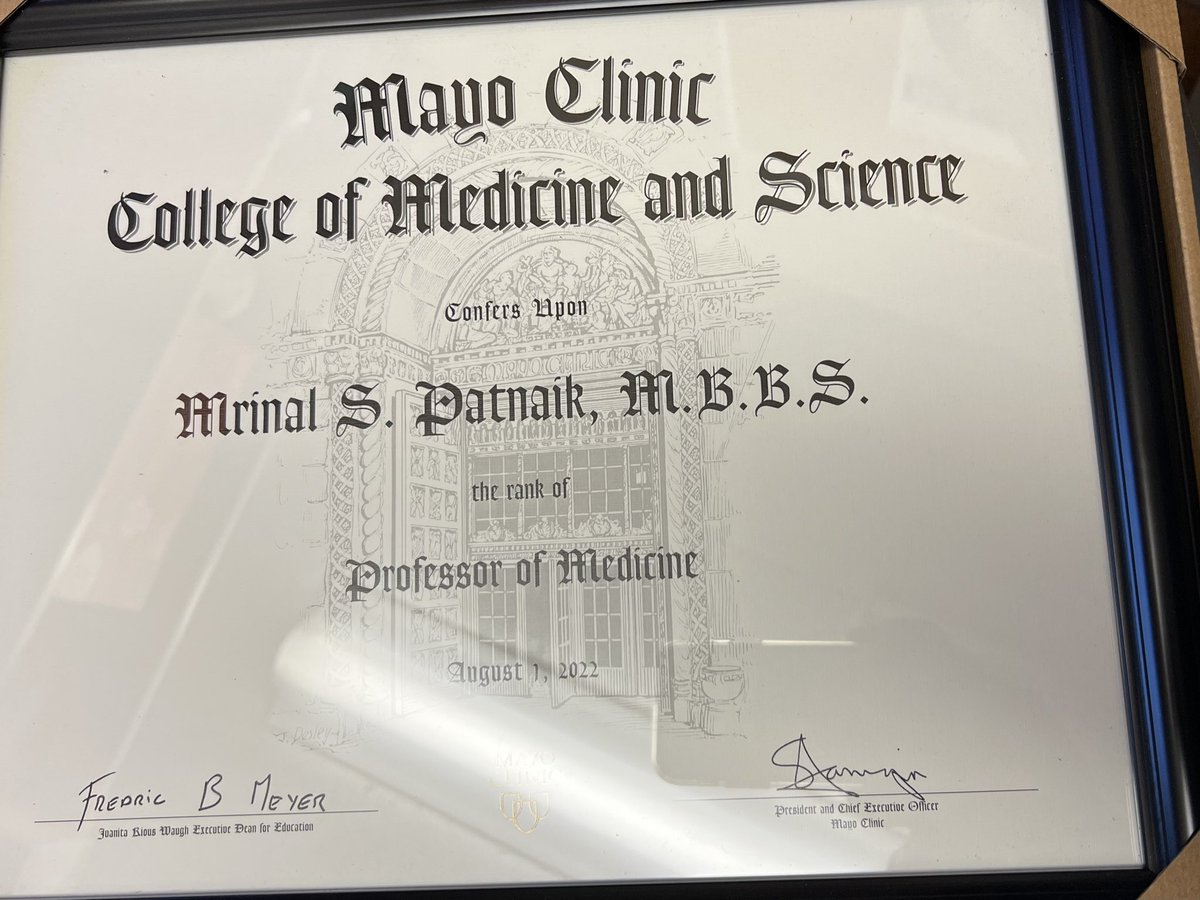 Mrinal Patnaik (@mrinalpatnaik) on Twitter photo 18 years ago when my father gave me a ride to the #Mumbai airport, he told me he hoped one day I would become a #professor <a href="/MayoClinic/">Mayo Clinic</a> - thank you dad for believing in me and immense gratitude to my teachers and patients for supporting me 🙏🏽. 18 years ago when my father gave me a ride to the #Mumbai airport, he told me he hoped one day I would become a #professor <a href="/MayoClinic/">Mayo Clinic</a> - thank you dad for believing in me and immense gratitude to my teachers and patients for supporting me 🙏🏽.