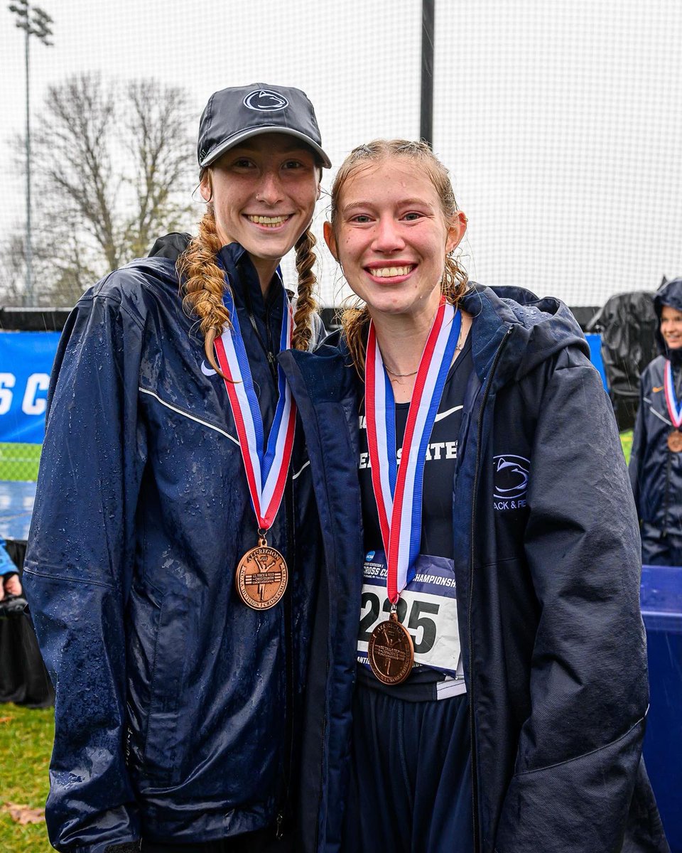 PennStateTFXC's tweet photo. The Nittany Lions earned 3️⃣ All-Region nods today!

Faith DeMars, Kileigh Kane, and Brandon Hontz brought home the hardware!🏅🏅🏅 

And to Nittany Nation, Thank YOU for your support of all of our student-athletes!! 🦁 

#WeAre | #PSUXC | #NCAAXC https://t.co/438Pd43DqM
