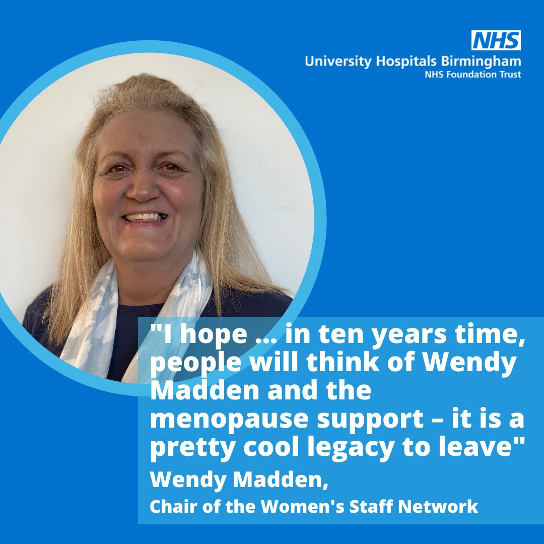 Wendy started her career in nursing at 37 years old, after she was inspired by the care she received as a cancer patient at the Trust. Now, she is also the Chair of the Women’s Staff Network and spearheaded the new menopause passport. Read her blog here:  bit.ly/3tgK8Nw