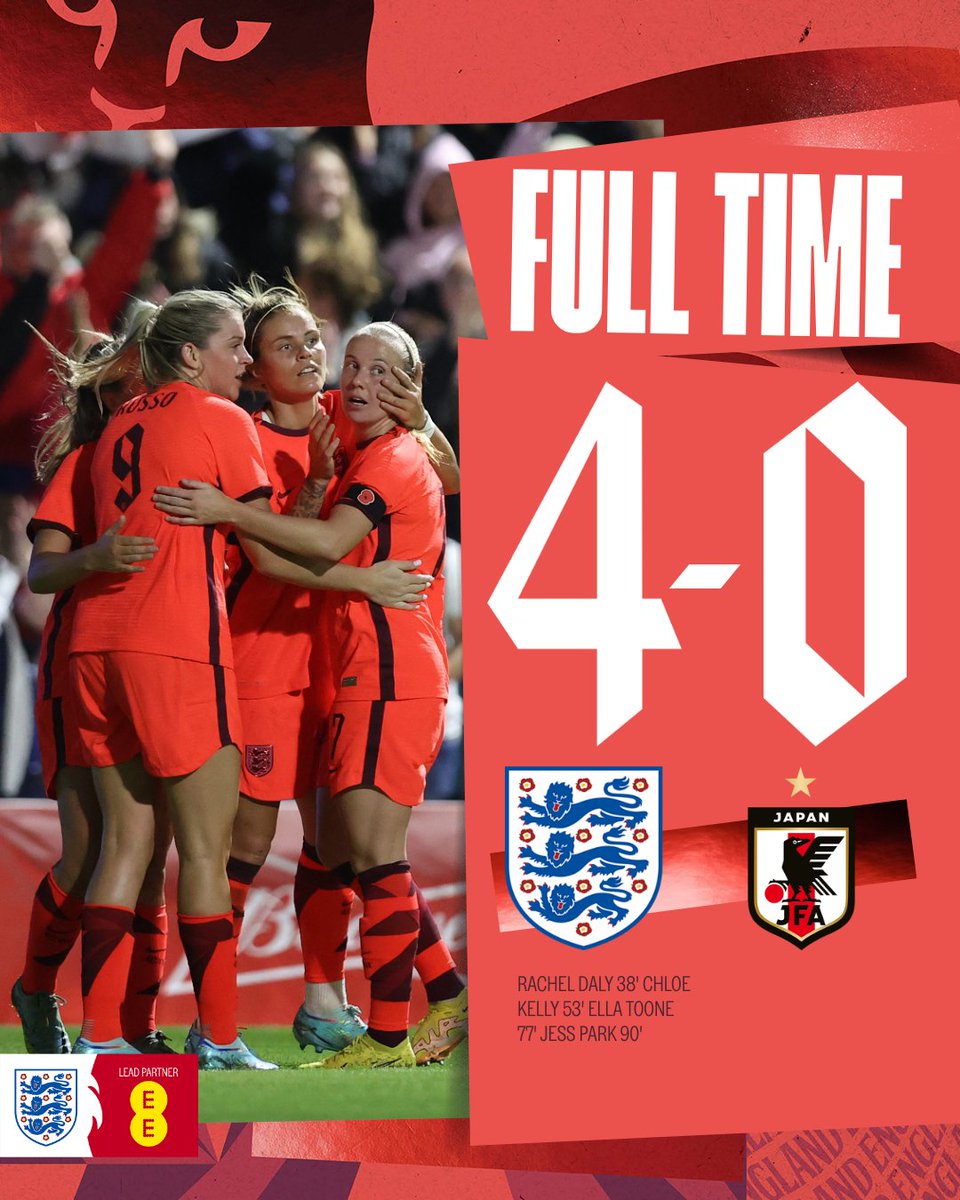 Lionesses's tweet photo. @Chloe_Kelly98 @ebony_salmon @laurenjamess22 @lilkeets @jesspark21300 A dominant performance tonight from the #Lionesses. 👊 https://t.co/PiyZue5blL
