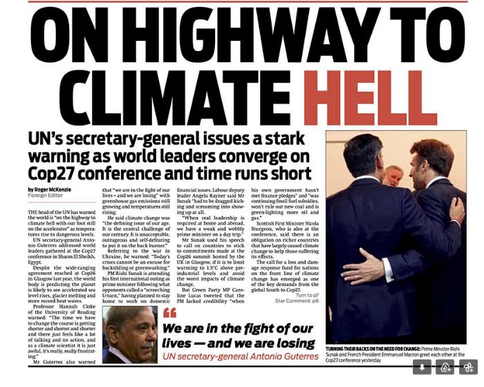 RedFox047's tweet image. #OUB329 wk5 Is UN SecGen Antonio Guterres showing leadership #cop27egypt and will the world's leaders follow him?  Worldwide economic crisis, war in the Ukraine, local govt turbulence...Is this leadership enough or abandoned in the face of global economic crises? @robertsullivan