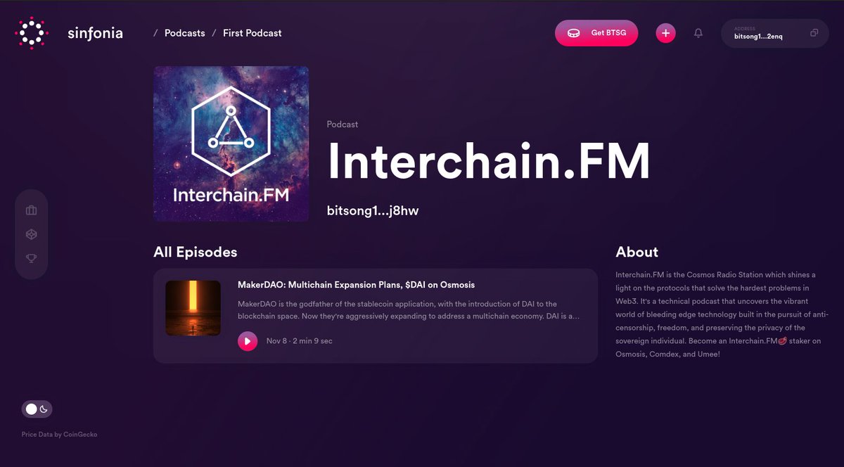 bitangel84's tweet photo. @chjango can't wait to listen #InterchainFM on #Sinfonia https://t.co/8D5eATtiLX