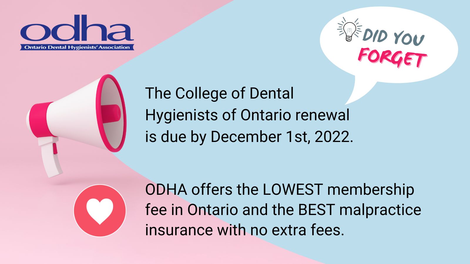 ODHA on Twitter "Did you the College of Dental Hygienists of