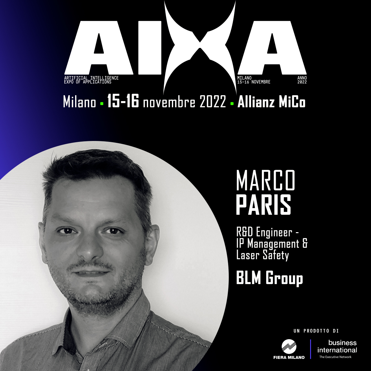 🚀#AIXA (15-16.11) torna all'Allianz MiCo per analizzare un mercato che, in Italia, vale €+400M!
📆Rimanete aggiornati sui trend dell'innovazione, ascoltando esperti come Marco Paris (<a href="/BLMGROUP/">BLM GROUP</a>).
👉 aixa.it