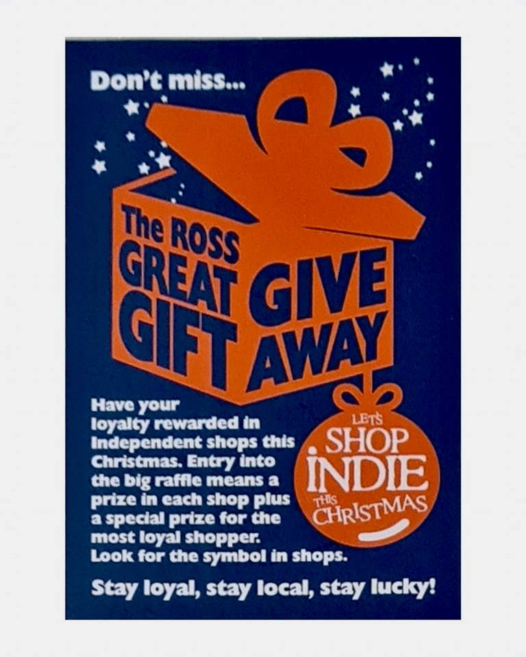 Shop in our independent shops in #rossonwye and be entered into the Great Gift Give-away #shoplocal #Christmas2022  #ShopIndependant